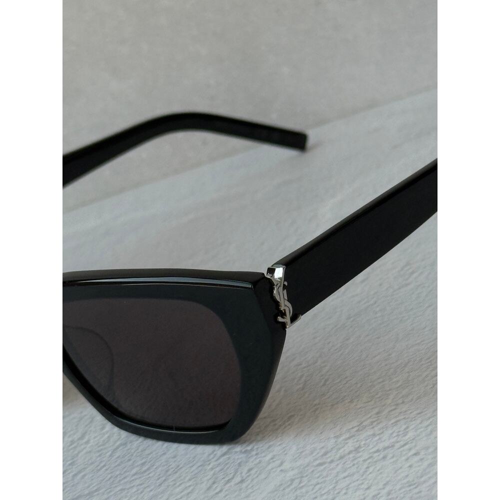 NEW Saint Laurent SL M127/F Sunglasses in Black - Picture 5 of 9